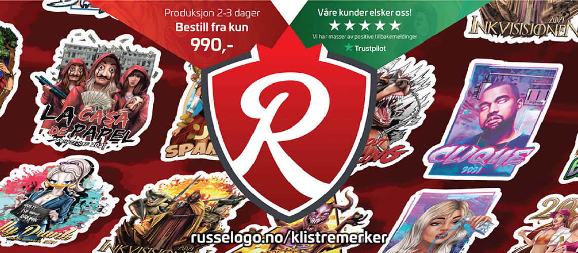 Russelogo.no ® - Klistremerker