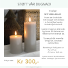 DugnadNorge AS - 2 stk LED-lys med fjernkontroll logo