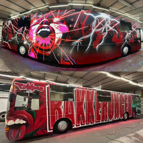 Ledig buss for 2027, 2028 eller 2029 – komplett med lyd, lys og godkjenninger