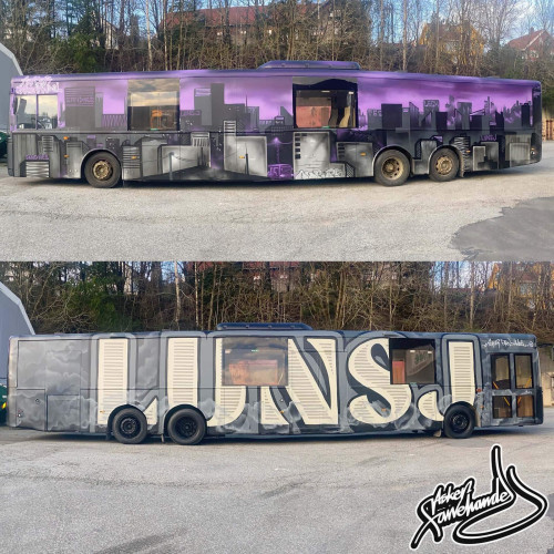 15 M scania russebuss