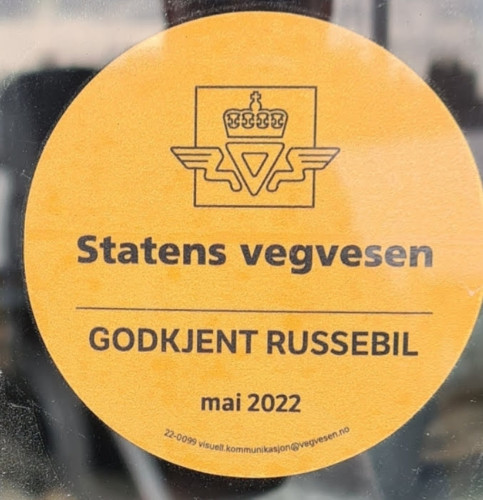 KOMPLETT RUSSEBUSS med lyd/lys/strøm