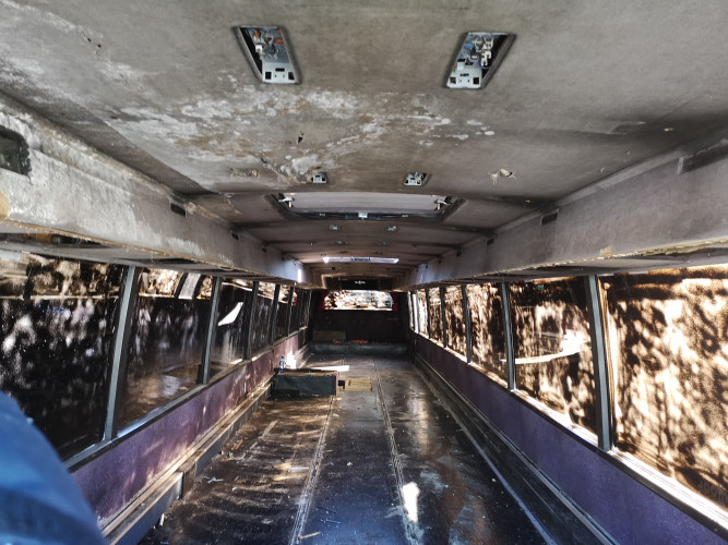 Dobbeltdekker på 13,6 meter til leie. Muligheter for ideer/innspill til utforming.