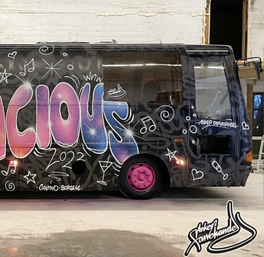 9,5 m lang russebuss!