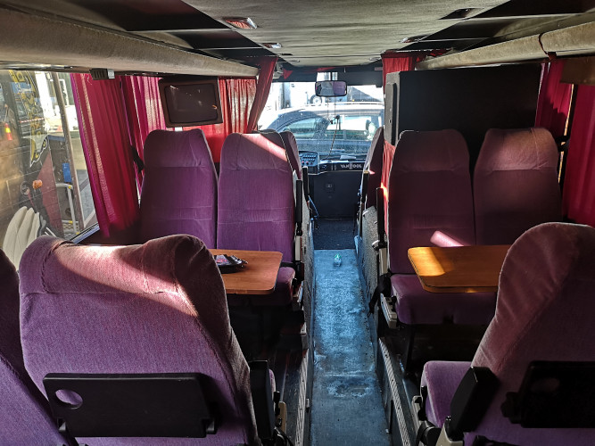 Dobbeltdekker på 13,6 meter til leie. Muligheter for ideer/innspill til utforming.