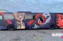 SPESIALLAGET BUSS - 15M buss levert komplett med lyd, lys og graffiti osv. FERDIG EU GODKJENT!
