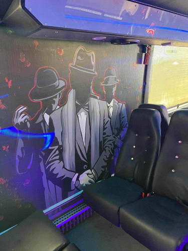 Partybussmarked leier ut denne bussen til fest, utdrikningslag, selskap, blåturer osv osv!!!