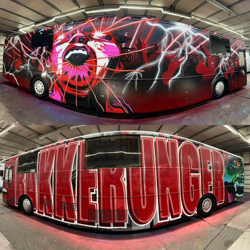 Ledig buss for 2027, 2028 eller 2029 – komplett med lyd, lys og godkjenninger