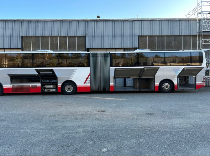 Unik nybygd leddbuss nybygd utleie