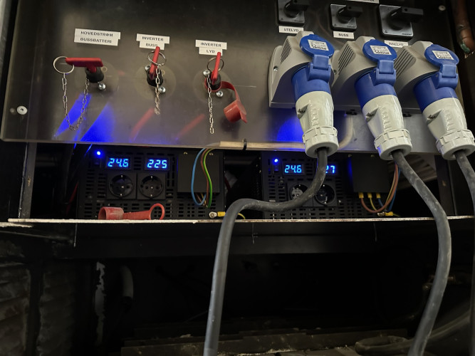 Ledig buss for 2027, 2028 eller 2029 – komplett med lyd, lys og godkjenninger