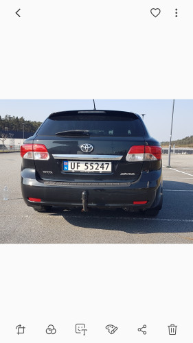 Gratis til Leie.Toyota Avensis Automat.