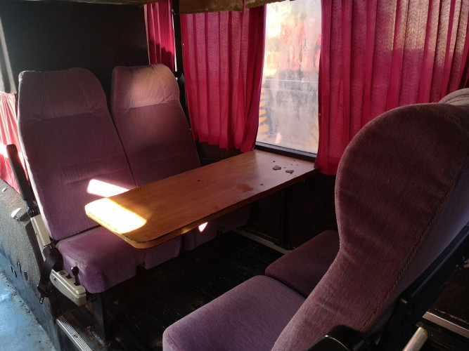 Dobbeltdekker på 13,6 meter til leie. Muligheter for ideer/innspill til utforming.